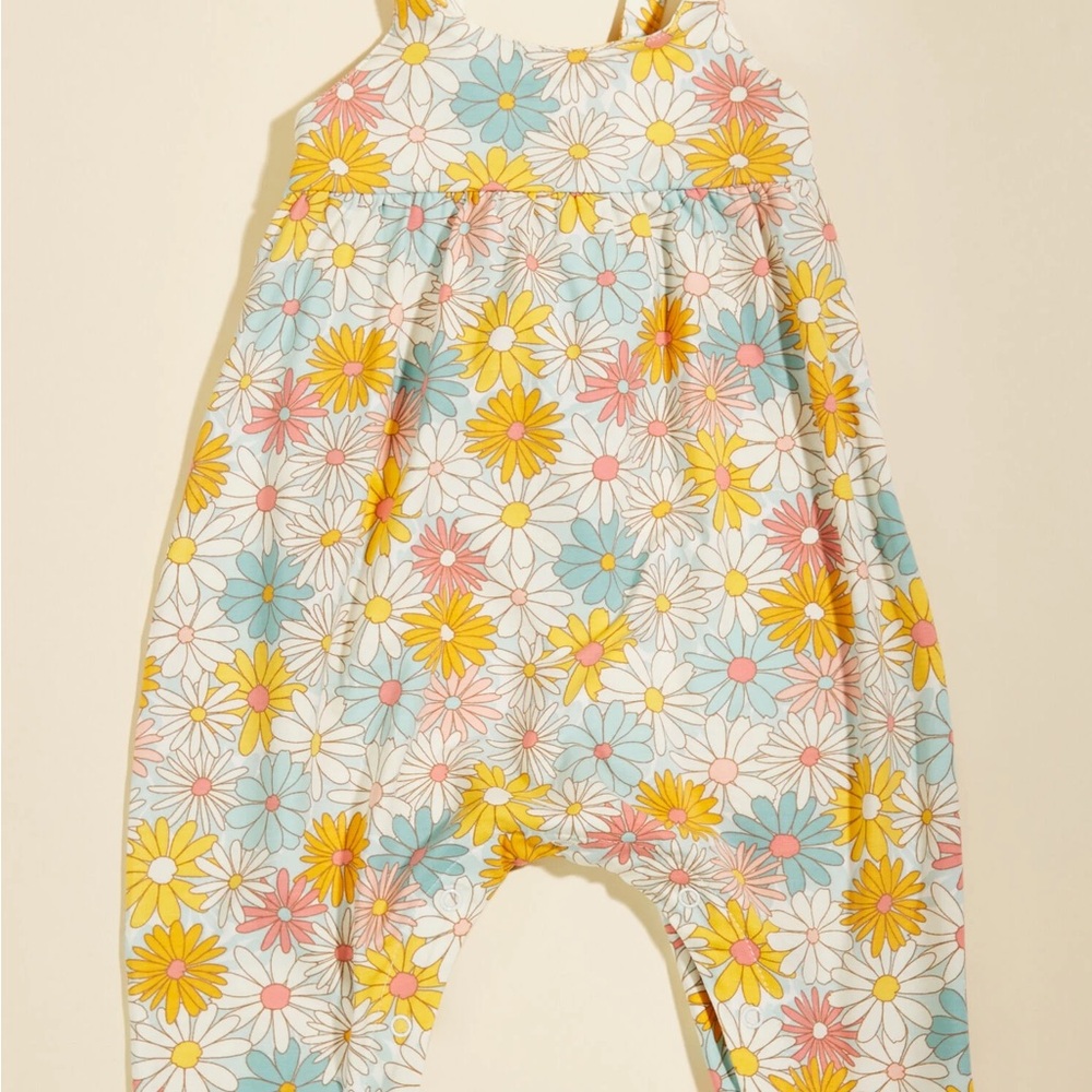 NWT Angel Dear Good Vibes Daisy Jumpsuit